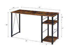 Vadna Oak  Writing Desk - Ornate Home