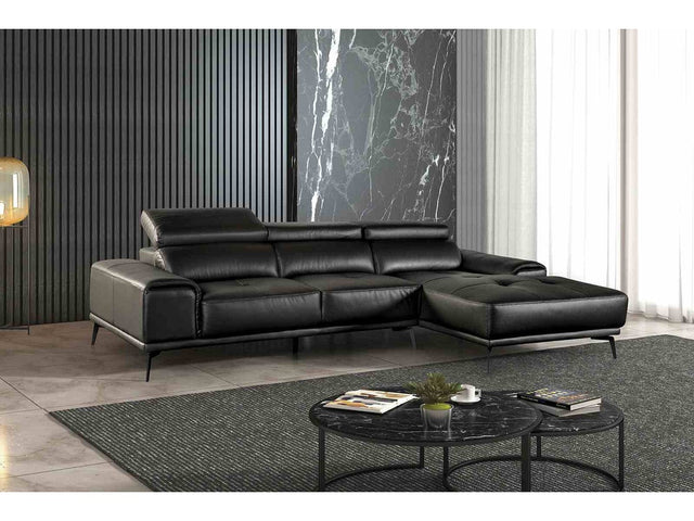 Vadso Black Sectional - Ornate Home