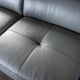 Vadso Dark Gray Leather Match Right Chaise Sectional - Ornate Home