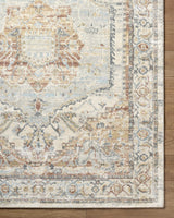 Vaeda Blue & Beige Thick Luxe Rug - Ornate Home