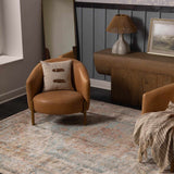 Vaeda Blue & Beige Thick Luxe Rug - Ornate Home