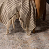 Vaeda Blue & Beige Thick Luxe Rug - Ornate Home