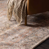 Vaeda Blue & Beige Thick Luxe Rug - Ornate Home