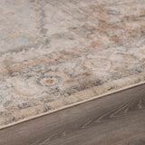 Vaeda Blue & Beige Thick Luxe Rug - Ornate Home