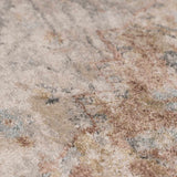 Vaeda Blue & Beige Thick Luxe Rug - Ornate Home