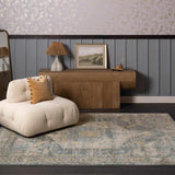Vaeda Blue Thick Luxe Rug - Ornate Home