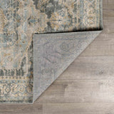 Vaeda Blue Thick Luxe Rug - Ornate Home