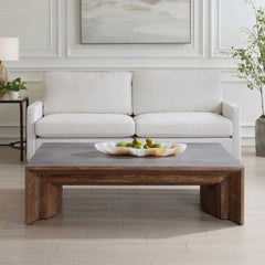 Vail Gray Elm Coffee Table - Ornate Home