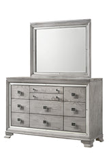 Vail Gray LED Upholstered Panel Bedroom Set - Ornate Home