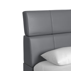 Valari Grey PU Full Bed