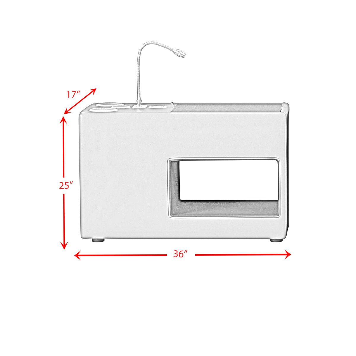 Valari Grey PU Full Transformer Bed with Electronic Features