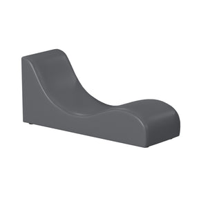 Valari Grey PU Lounge Chair - Ornate Home