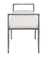 Valda Gunmetal Bench - Ornate Home