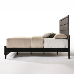 Valdemar Queen Panel Bed in Weathered Gray - Ornate Home