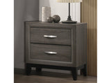 Valdemar Weathered Gray Nightstand - Ornate Home