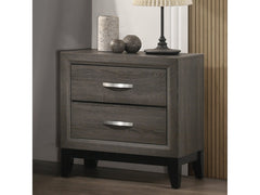 Valdemar Weathered Gray Nightstand - Ornate Home