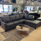 Valderno Fog 2pc Sectional Sofa w/ Chaise - Ornate Home