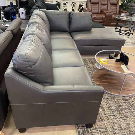 Valderno Fog 2pc Sectional Sofa w/ Chaise - Ornate Home