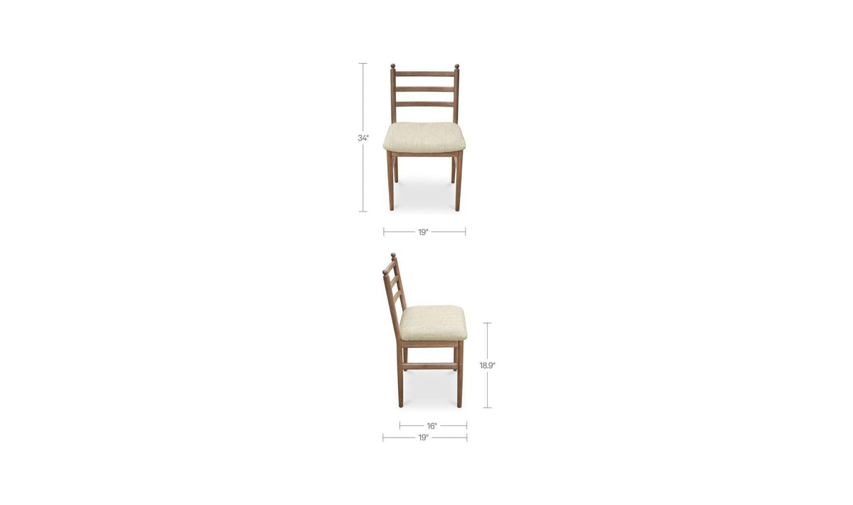 Vale Beige Dining Chair (Set of 2) - Ornate Home