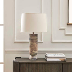 Vale Beige Hues Table Lamp - Ornate Home