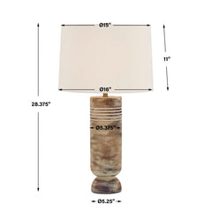 Vale Beige Hues Table Lamp - Ornate Home