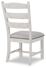 Valebeck Beige/White Dining Table and 8 Chairs with Server (Online Special Price) - Ornate Home
