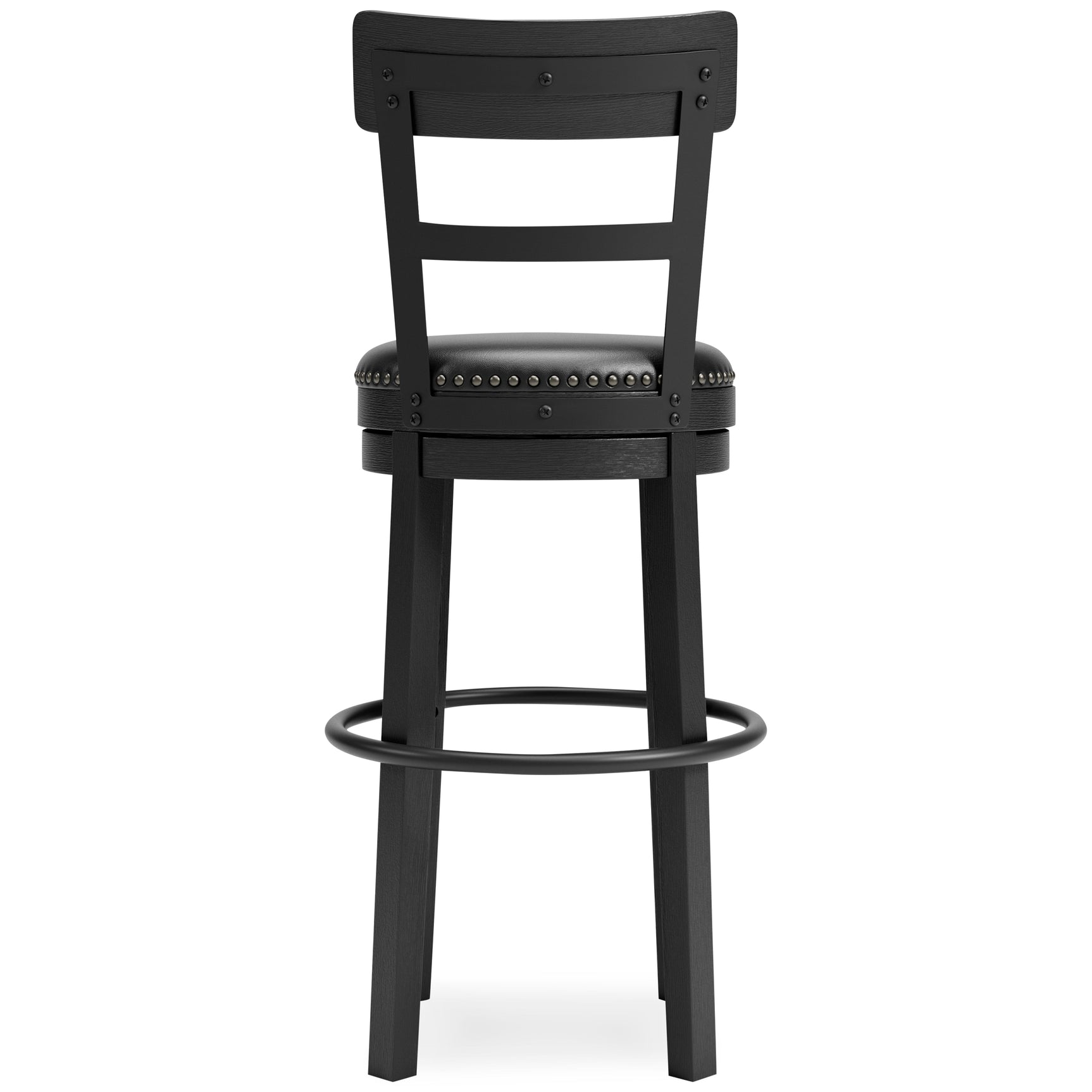 Valebeck Black Bar Height Bar Chair (Online Special Price) - Ornate Home