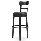 Valebeck Black Bar Height Bar Chair (Online Special Price) - Ornate Home