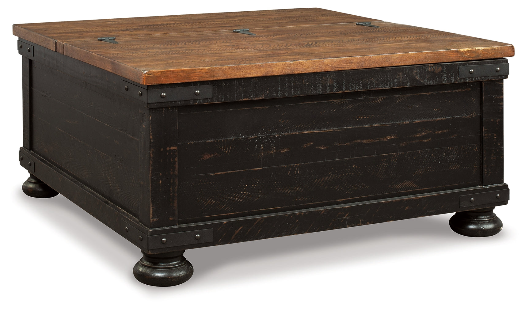 Valebeck Black/Brown Coffee Table and End Table - Ornate Home