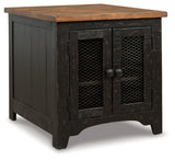 Valebeck Black/Brown Coffee Table and End Table - Ornate Home