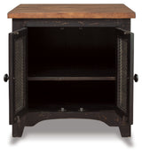 Valebeck Black/Brown Coffee Table and End Table - Ornate Home