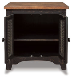 Valebeck Black/Brown Coffee Table and End Table - Ornate Home