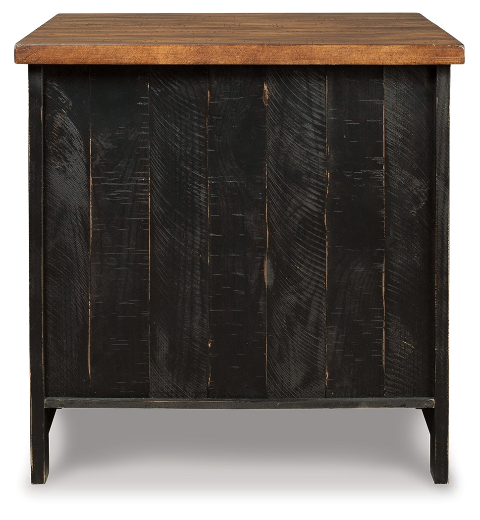Valebeck Black/Brown Coffee Table and End Table - Ornate Home