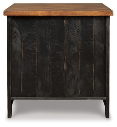 Valebeck Black/Brown Coffee Table and End Table - Ornate Home