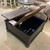 Valebeck Black & Brown Lift Top Coffee Table - Ornate Home