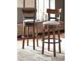 Valebeck Brown Bar Height Bar Chair (Online Special Price) - Ornate Home