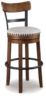 Valebeck Brown Bar Height Bar Chair (Online Special Price) - Ornate Home