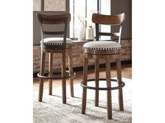 Valebeck Brown Bar Height Bar Chair - Ornate Home