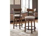 Valebeck Brown Counter Height Bar Chair (Online Special Price) - Ornate Home