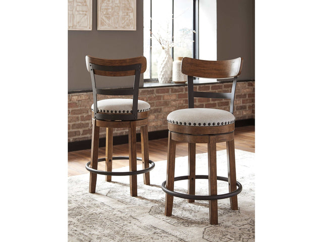 Valebeck Brown Counter Height Bar Chair (Online Special Price) - Ornate Home