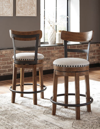 Valebeck Brown Counter Height Bar Chair (Online Special Price) - Ornate Home