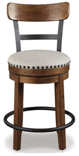 Valebeck Brown Counter Height Bar Chair (Online Special Price) - Ornate Home