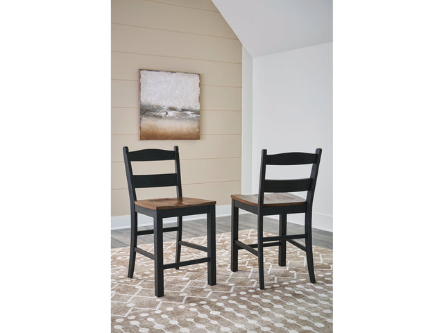 Valebeck Multi Counter Height Barstool (Set of 2) (Online Special Price) - Ornate Home