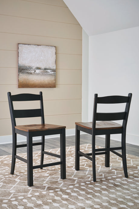 Valebeck Multi Counter Height Barstool (Set of 2) - Ornate Home