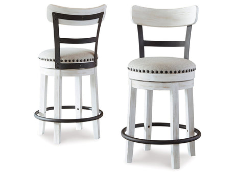Valebeck Multi Counter Height Barstool (Set of 2) - Ornate Home