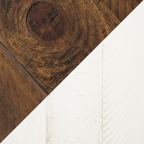 Valebeck Multi Counter Height Dining Table, 6 Barstools and Server - Ornate Home