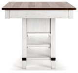 Valebeck Multi Counter Height Dining Table and 6 Barstools (Online Special Price) - Ornate Home