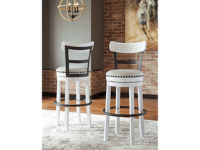 Valebeck White Bar Height Bar Chair (Online Special Price) - Ornate Home