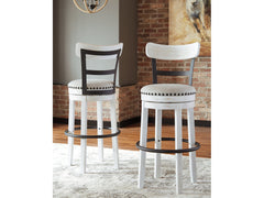 Valebeck White Bar Height Bar Chair - Ornate Home