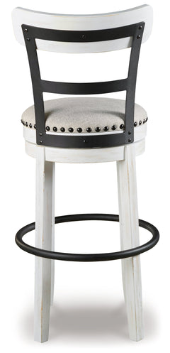 Valebeck White Bar Height Bar Chair - Ornate Home